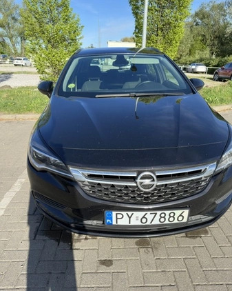 Opel Astra cena 29500 przebieg: 170000, rok produkcji 2017 z Poznań małe 407
